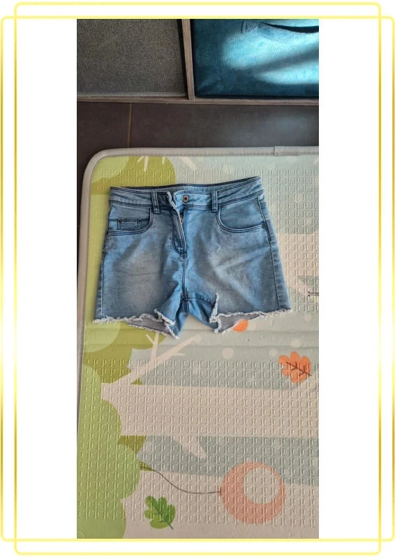 Short en jeans pour fille
